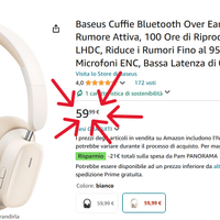 Cuffie wireless ANC Codec LHDC Hi-RES - NUOVO