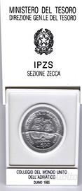 Repubblica Italiana - 500 L. Collegio Mondo Unito
