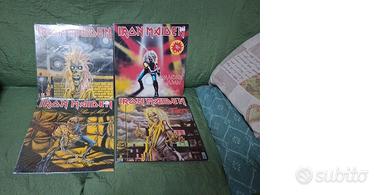 4 vinili vintage Iron Maiden