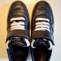 HOGAN REBEL JUNIOR size 31 pelle blue con strappo