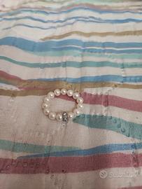 anello perle e brillantini 