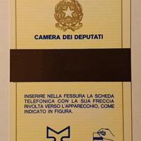 CARTA TELEFONICA CAMERA DEI DEPUTATI