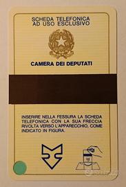 CARTA TELEFONICA CAMERA DEI DEPUTATI