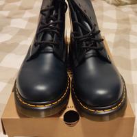 Dr Martens scarponcini pelle blu  41 mai usato