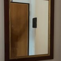 Specchio Vintage Classico Legno & Gold