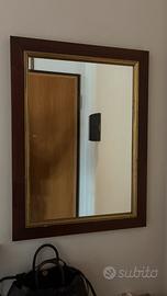 Specchio Vintage Classico Legno & Gold