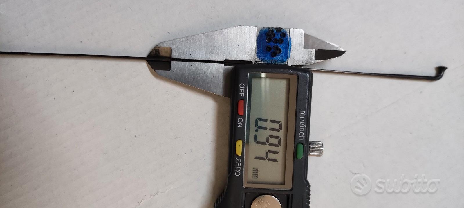 10 Raggi Per Bici Testa Diritta 255-292 Mm - Per MTB E Bici Da Strada, Piatti, In Acciaio