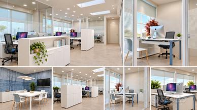 Uffici privati e postazioni coworking da 250