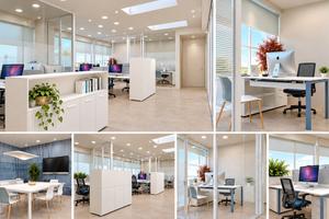 Uffici privati e postazioni coworking da 250