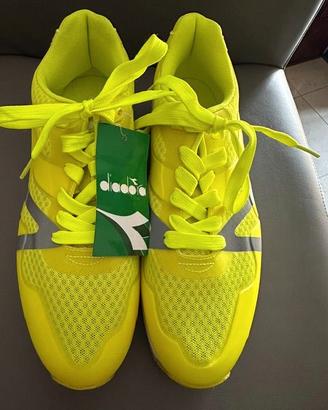 Scarpe Diadora N9000 giallo fluo uomo taglia 45