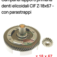 Campana frizione ape vespa 18,67 per 102 polini