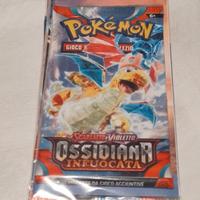 Bustine Pokemon Ossidiana Infuocata sealed