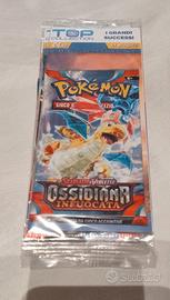 Bustine Pokemon Ossidiana Infuocata sealed