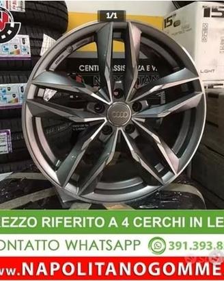 Cerchi Audi 18 pollici Rs6 A3 A4 A5 A6 Q2 Q3 Q5 TT