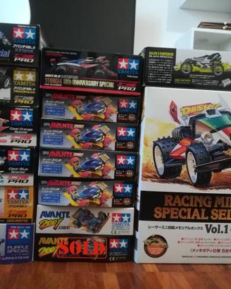 Mini 4wd lotto enorme di Avante modellini rari