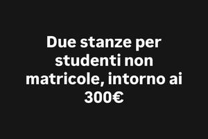 Due stanze per studenti