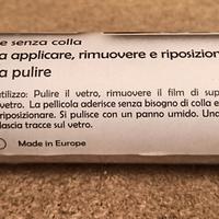 Pellicola decorativa elettrostatica