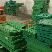 Cassette ortofrutta pieghevoli Verde