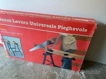 Tavolo da lavoro legno acciaio