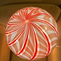 Lampadario sospensione in vetro di Murano