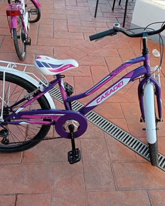 bicicletta bambina 7/ 10 anni pollici 24