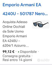 occhiali Emporio Armani 
