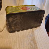 scatola di latta lievito bertolini vintage