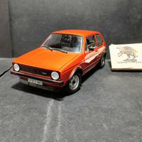 Modellino Solido VW Volkswagen Golf GTI 1977 rossa