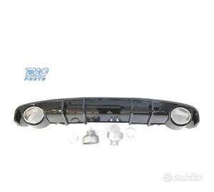 DIFUSORE AUDI A4 B9 S LINE 16- LOOK RS4 NERO LUCID