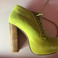 Scarpe - Tronchetti verde acido