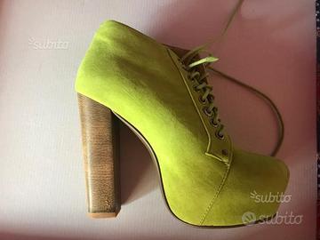 Scarpe - Tronchetti verde acido