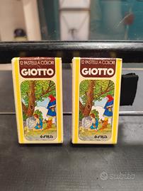 Pastelli colorati Giotto e pongo adica vintage 