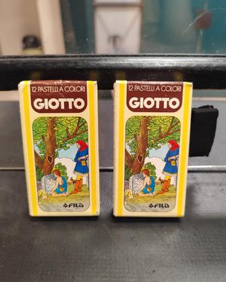 Pastelli colorati Giotto e pongo adica vintage 