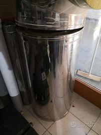 Tubo acciaio inox doppia camera isolato d. 400