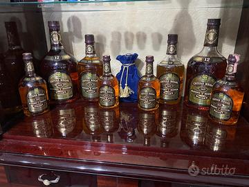 Bottiglie di wisky chivas varie misure