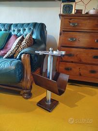 Portariviste vintage con posacenere integrato 
