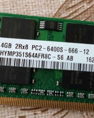 C.E R.C.O. Sodimm DDR2  4Gb