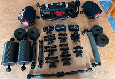 Kit completo fotografia subacquea Easydive