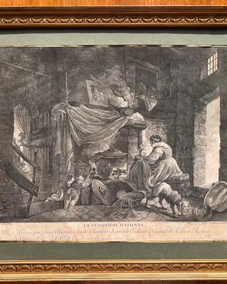 Stampa acquaforte XVIII secolo