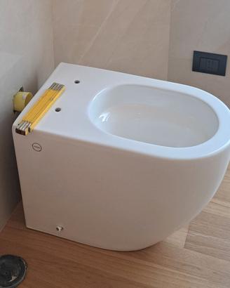 Set Sanitari Bagno WC + Bidet + Copriwc Soft Close