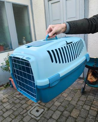 Trasportino rigido plastica cane o gatto NUOVO