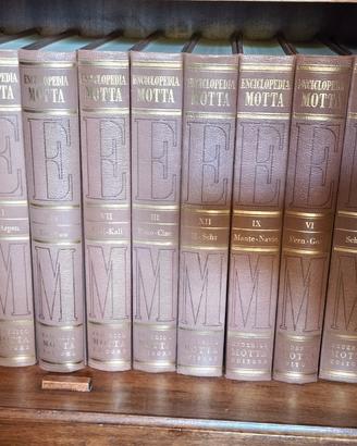 enciclopedia universale Motta 18 volumi4 appendici