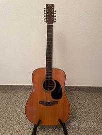 Splendida chitarra acustica 12 corde Fender F-80-1