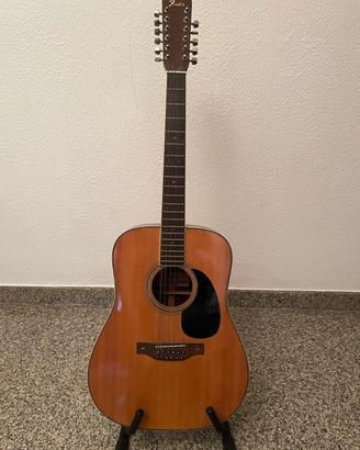 Splendida chitarra acustica 12 corde Fender F-80-1