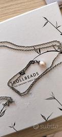 collana Trollbeads con perla 