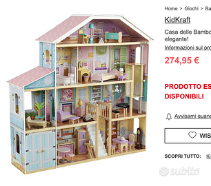 Casa legno Barbie