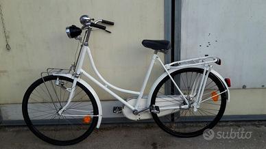 Bicicletta donna ruota 26 manubrio bacchetta