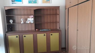 mobile libreria con letto 