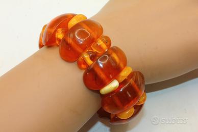 Stupendo bracciale ambra naturale