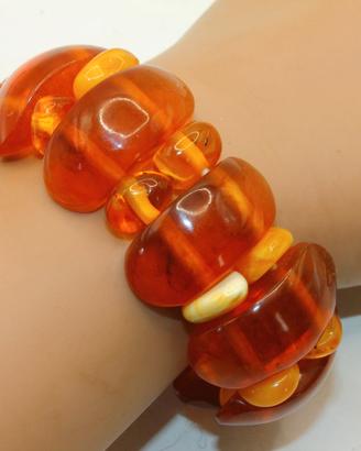 Stupendo bracciale ambra naturale